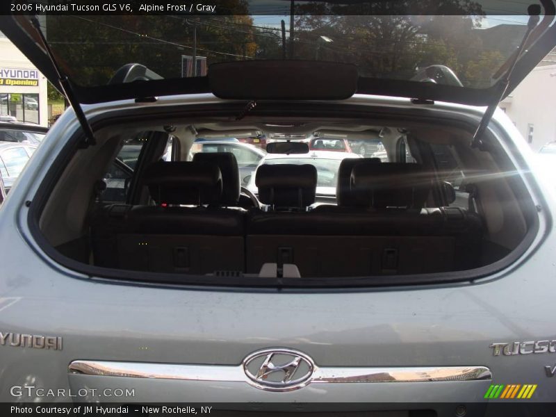 Alpine Frost / Gray 2006 Hyundai Tucson GLS V6