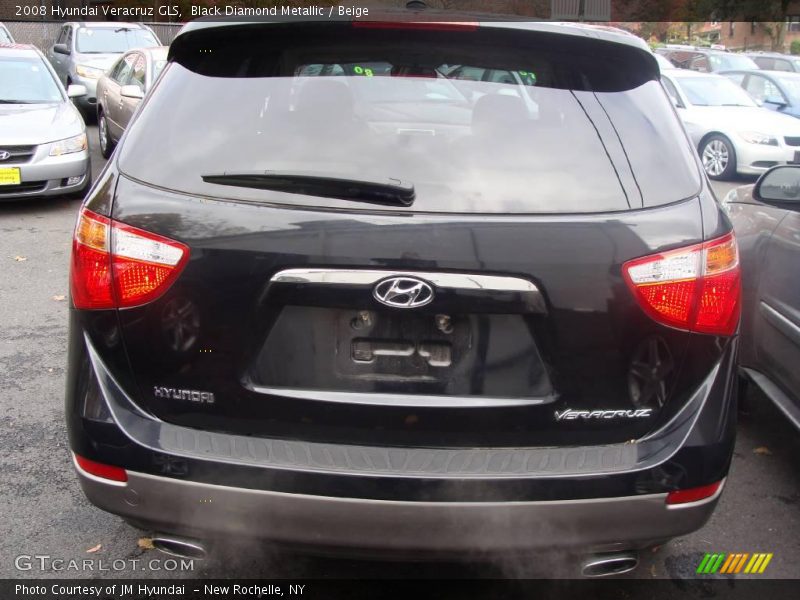 Black Diamond Metallic / Beige 2008 Hyundai Veracruz GLS