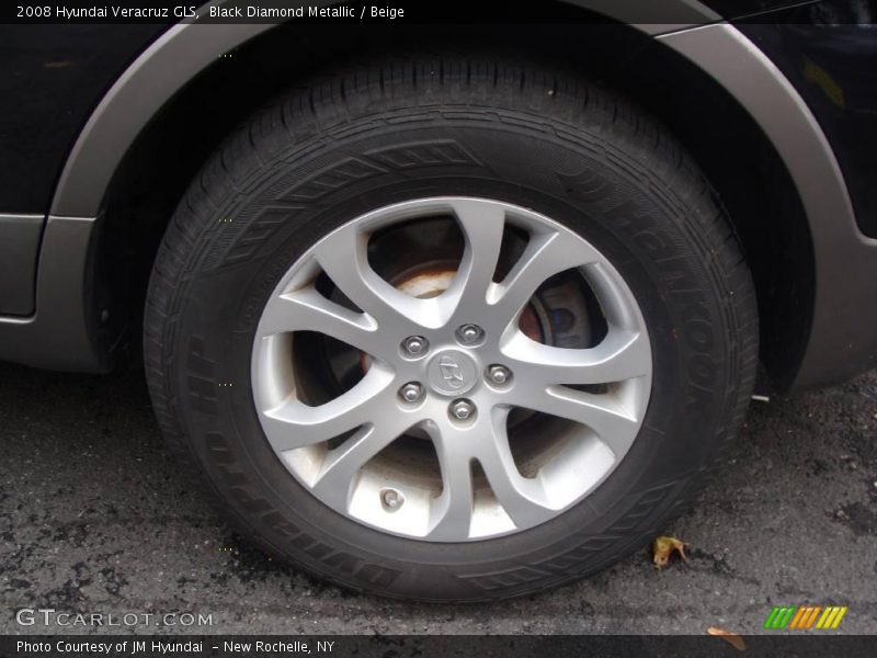 Black Diamond Metallic / Beige 2008 Hyundai Veracruz GLS