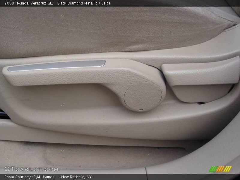 Black Diamond Metallic / Beige 2008 Hyundai Veracruz GLS