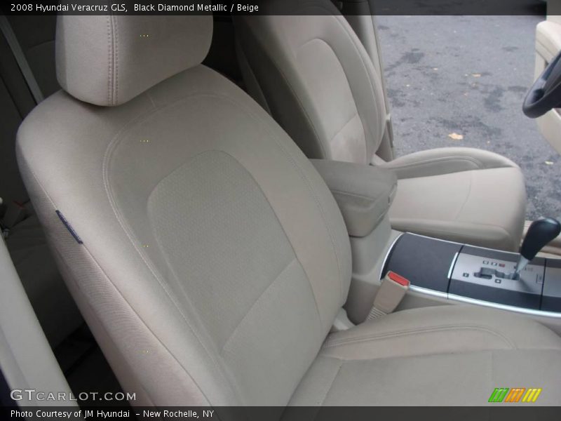 Black Diamond Metallic / Beige 2008 Hyundai Veracruz GLS