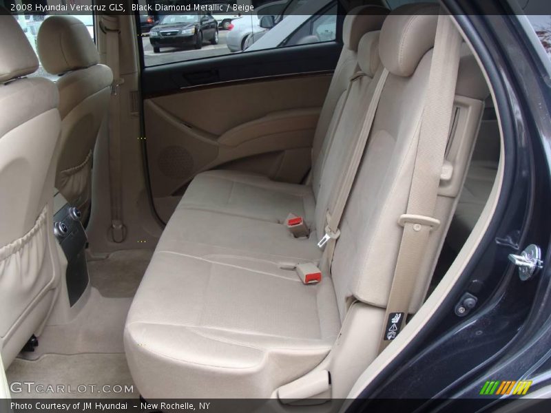 Black Diamond Metallic / Beige 2008 Hyundai Veracruz GLS