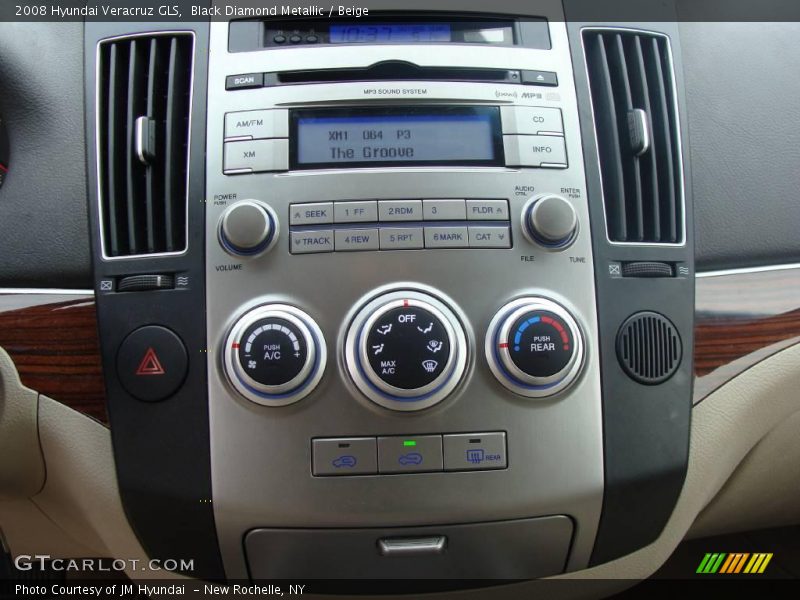 Black Diamond Metallic / Beige 2008 Hyundai Veracruz GLS