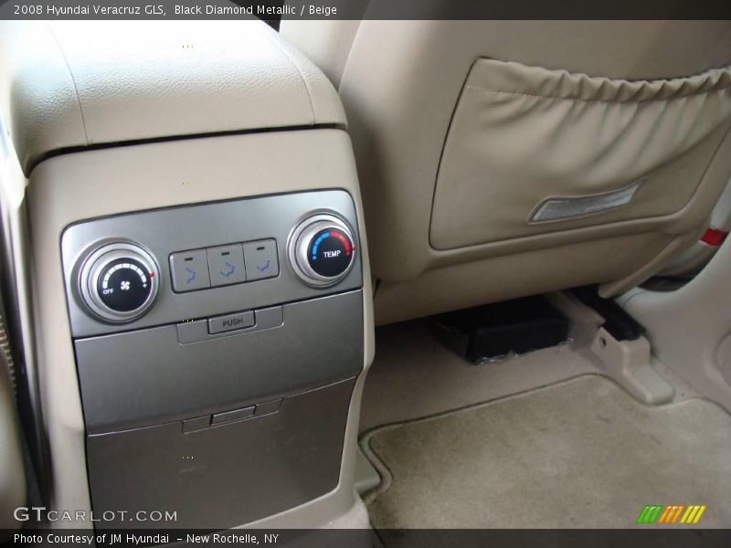 Black Diamond Metallic / Beige 2008 Hyundai Veracruz GLS