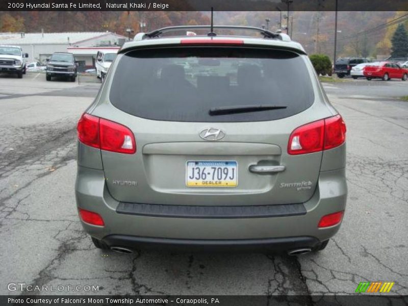 Natural Khaki / Beige 2009 Hyundai Santa Fe Limited