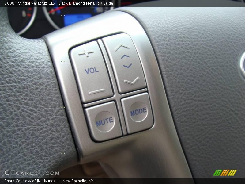 Black Diamond Metallic / Beige 2008 Hyundai Veracruz GLS