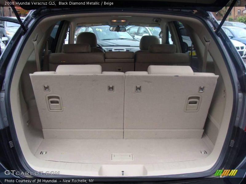 Black Diamond Metallic / Beige 2008 Hyundai Veracruz GLS