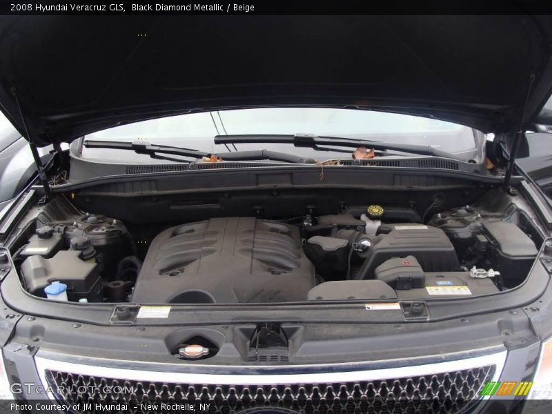 Black Diamond Metallic / Beige 2008 Hyundai Veracruz GLS