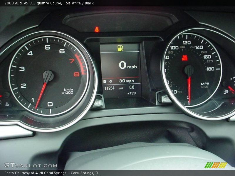 Ibis White / Black 2008 Audi A5 3.2 quattro Coupe