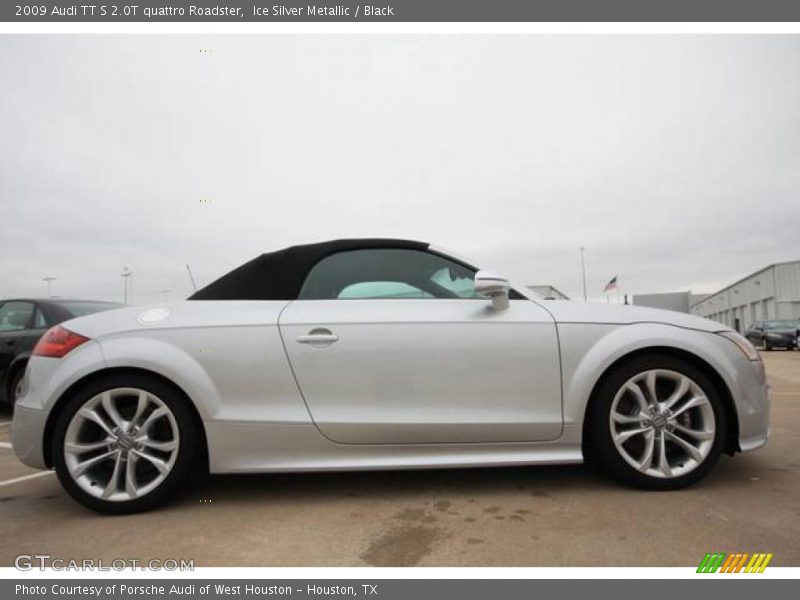 Ice Silver Metallic / Black 2009 Audi TT S 2.0T quattro Roadster