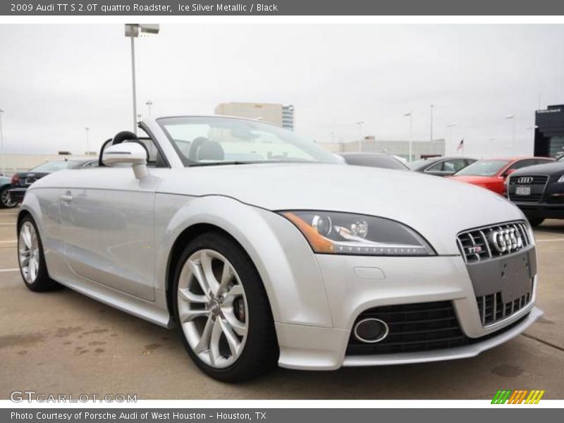 Ice Silver Metallic / Black 2009 Audi TT S 2.0T quattro Roadster