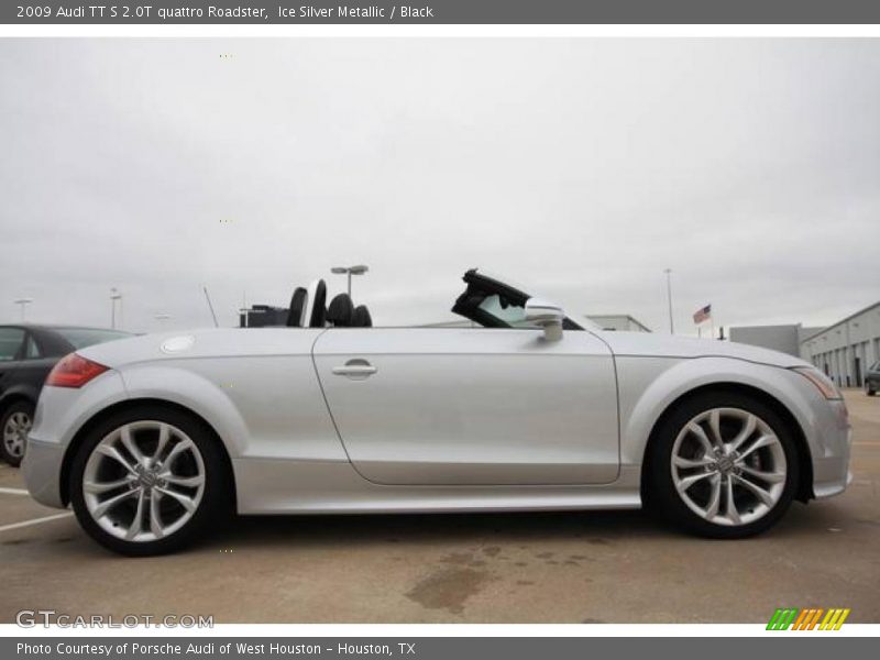 Ice Silver Metallic / Black 2009 Audi TT S 2.0T quattro Roadster