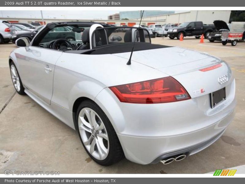 Ice Silver Metallic / Black 2009 Audi TT S 2.0T quattro Roadster