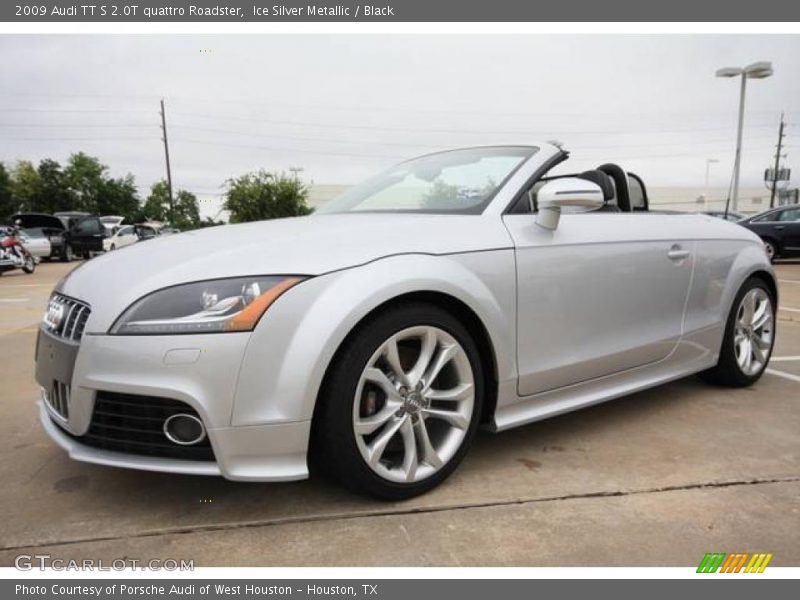 Ice Silver Metallic / Black 2009 Audi TT S 2.0T quattro Roadster
