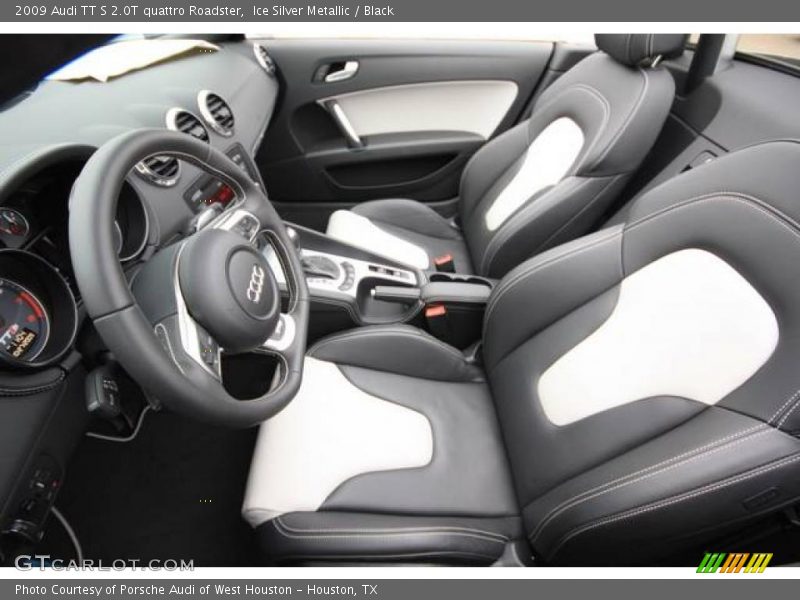 Ice Silver Metallic / Black 2009 Audi TT S 2.0T quattro Roadster