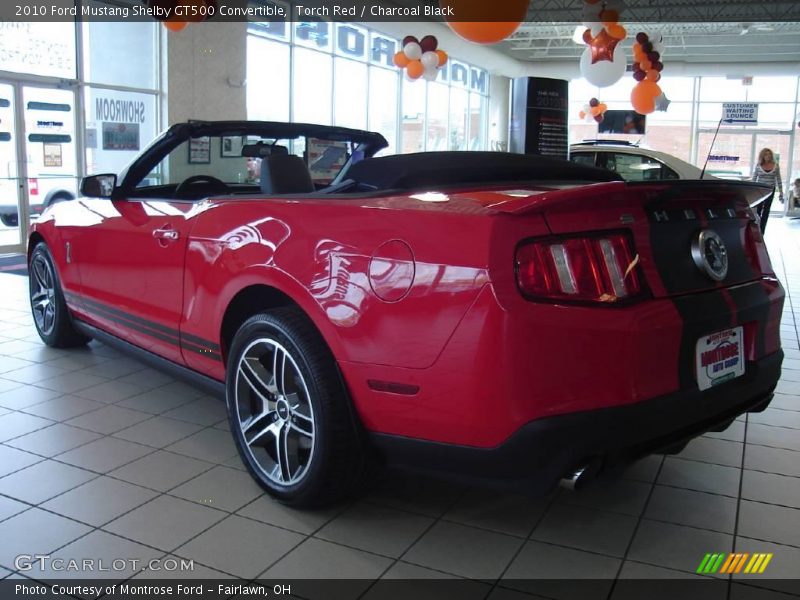 Torch Red / Charcoal Black 2010 Ford Mustang Shelby GT500 Convertible