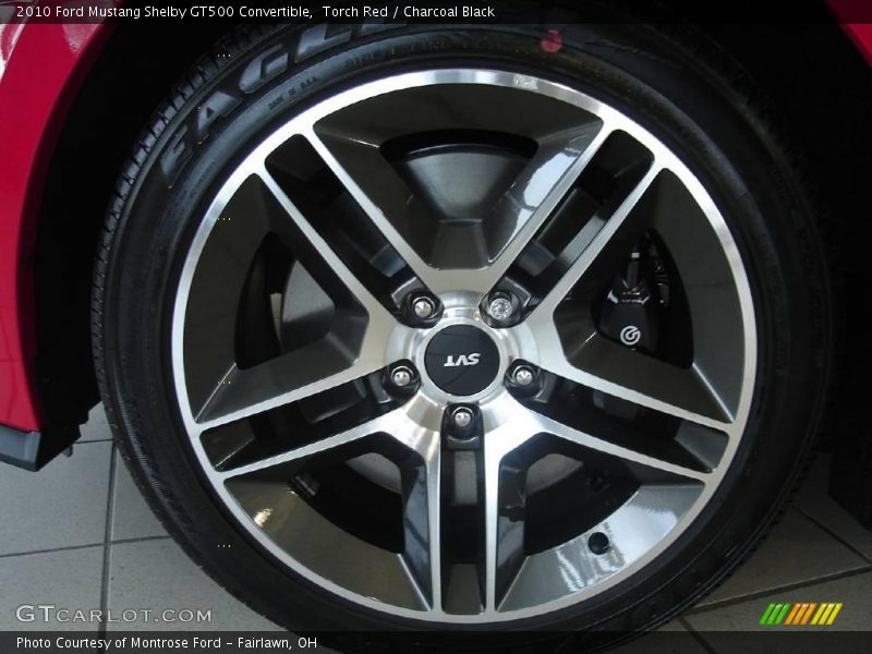 Torch Red / Charcoal Black 2010 Ford Mustang Shelby GT500 Convertible