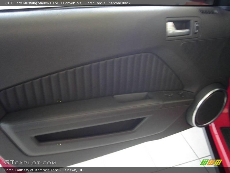 Torch Red / Charcoal Black 2010 Ford Mustang Shelby GT500 Convertible