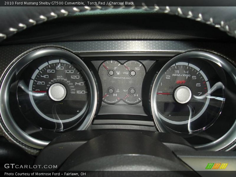 Torch Red / Charcoal Black 2010 Ford Mustang Shelby GT500 Convertible