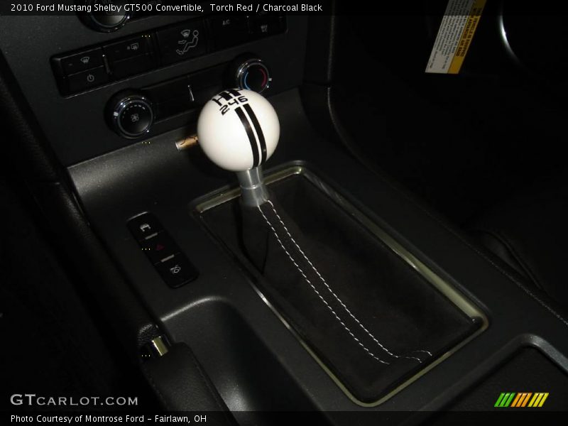 Torch Red / Charcoal Black 2010 Ford Mustang Shelby GT500 Convertible