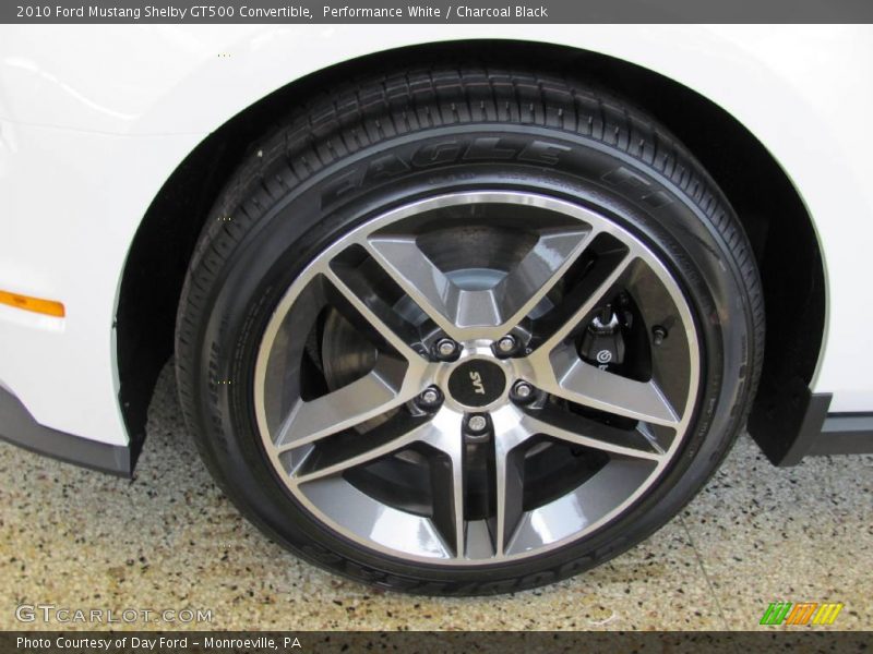 Performance White / Charcoal Black 2010 Ford Mustang Shelby GT500 Convertible