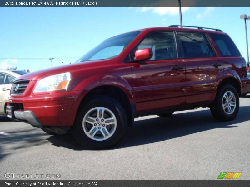 Redrock Pearl / Saddle 2005 Honda Pilot EX 4WD