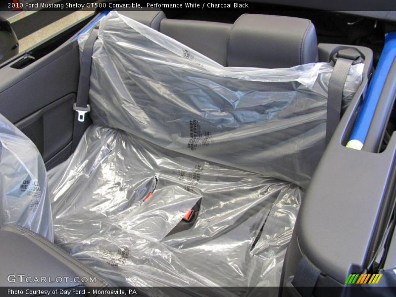 Performance White / Charcoal Black 2010 Ford Mustang Shelby GT500 Convertible