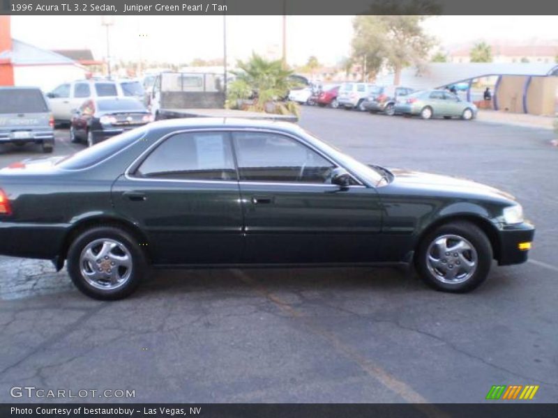 Juniper Green Pearl / Tan 1996 Acura TL 3.2 Sedan