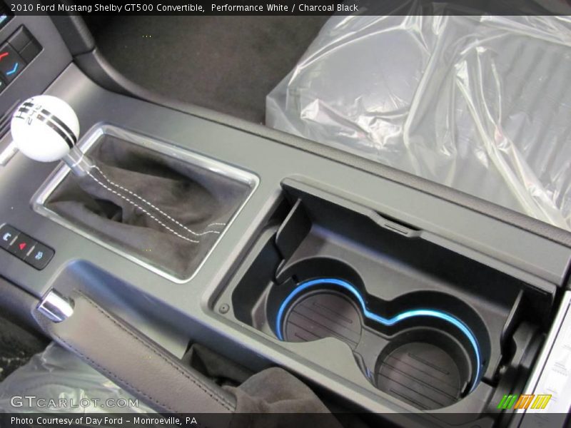 Performance White / Charcoal Black 2010 Ford Mustang Shelby GT500 Convertible