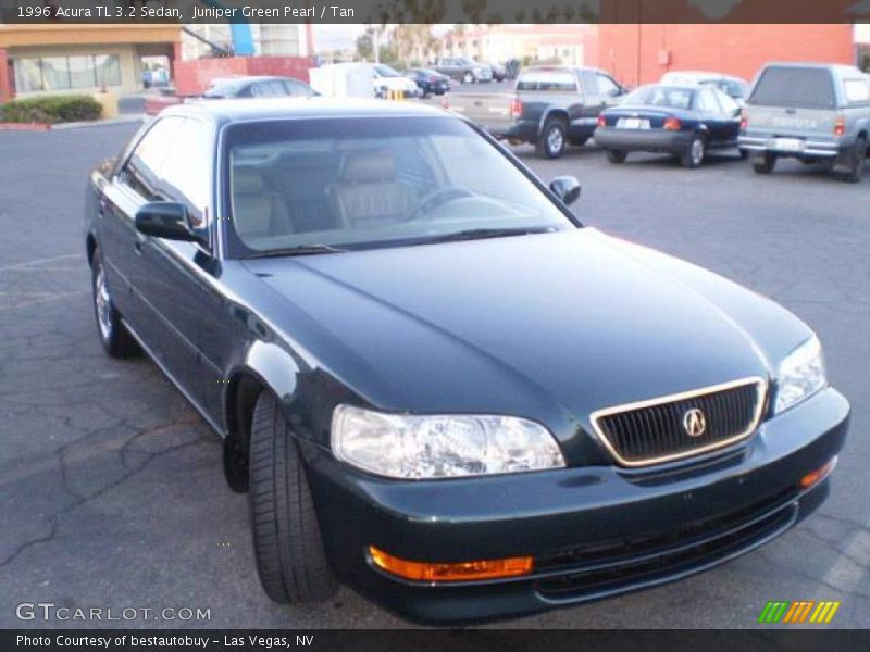 Juniper Green Pearl / Tan 1996 Acura TL 3.2 Sedan