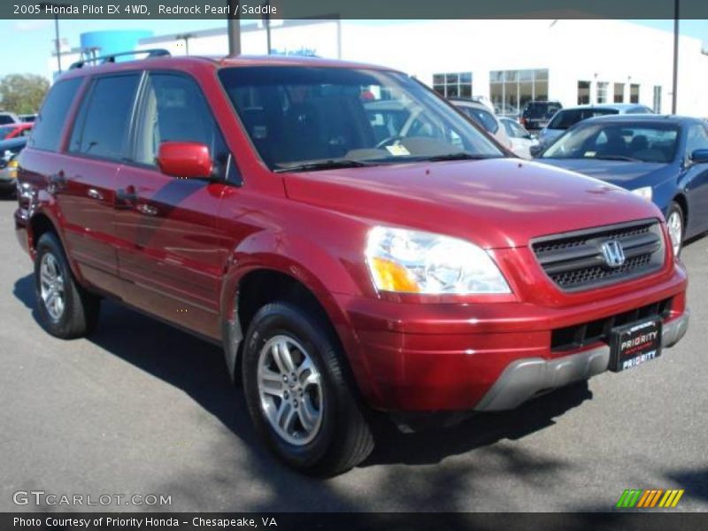 Redrock Pearl / Saddle 2005 Honda Pilot EX 4WD
