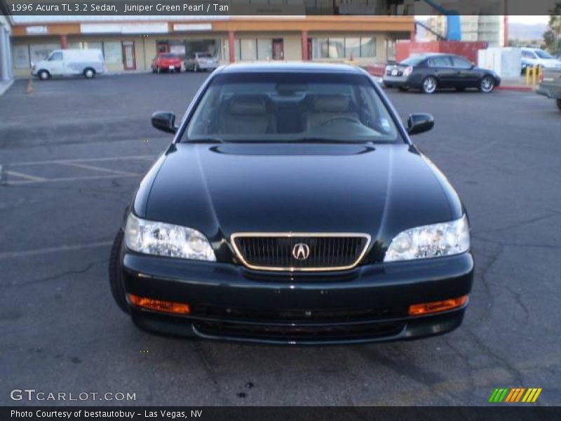 Juniper Green Pearl / Tan 1996 Acura TL 3.2 Sedan