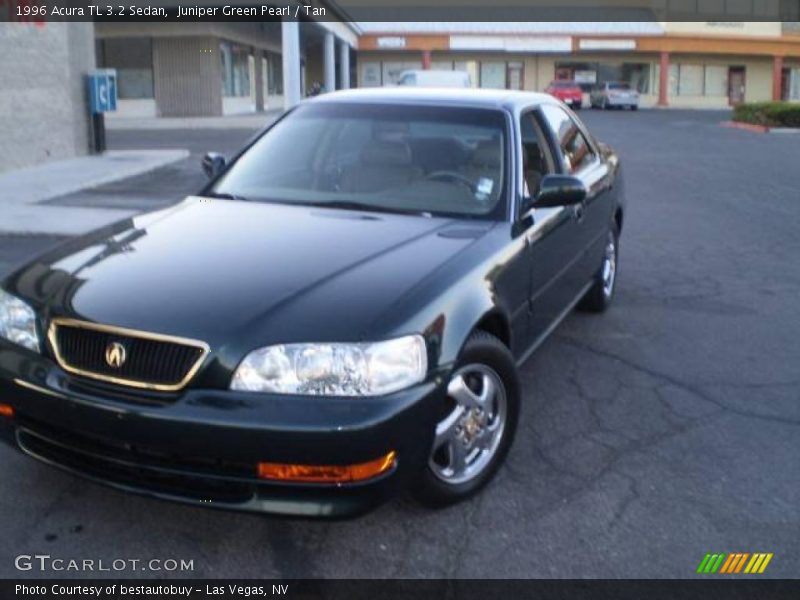 Juniper Green Pearl / Tan 1996 Acura TL 3.2 Sedan