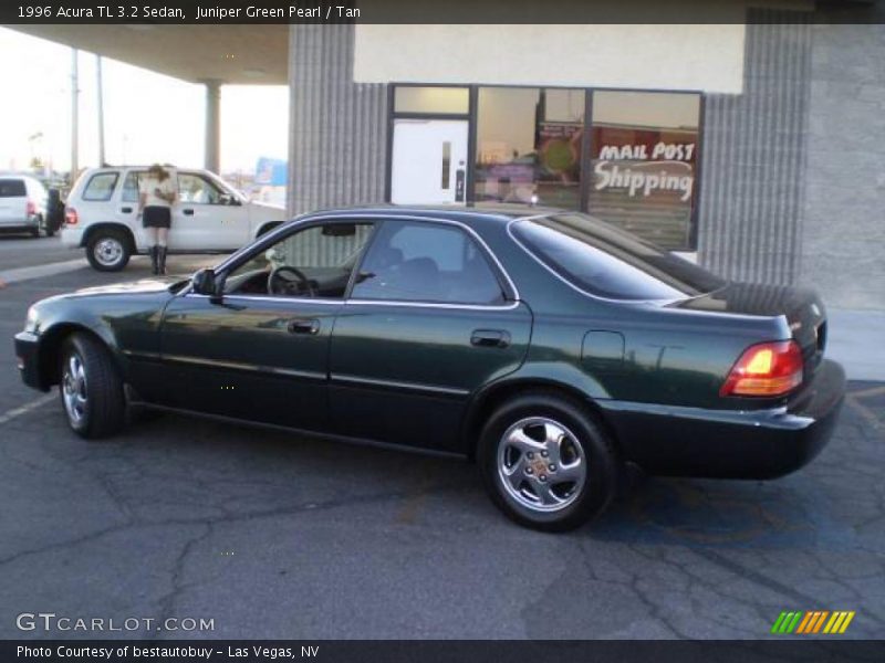 Juniper Green Pearl / Tan 1996 Acura TL 3.2 Sedan