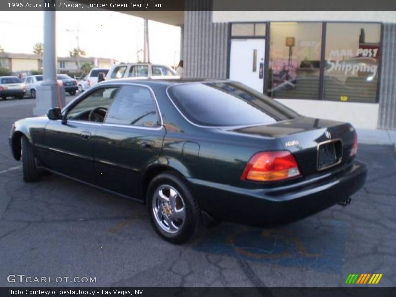 Juniper Green Pearl / Tan 1996 Acura TL 3.2 Sedan