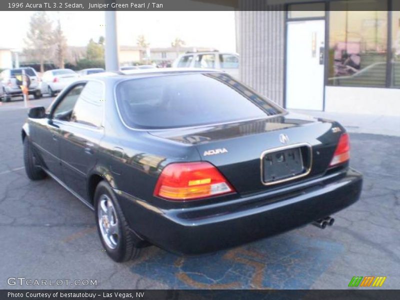 Juniper Green Pearl / Tan 1996 Acura TL 3.2 Sedan