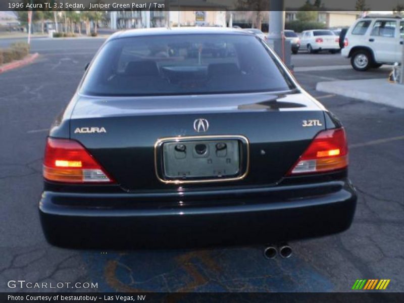 Juniper Green Pearl / Tan 1996 Acura TL 3.2 Sedan