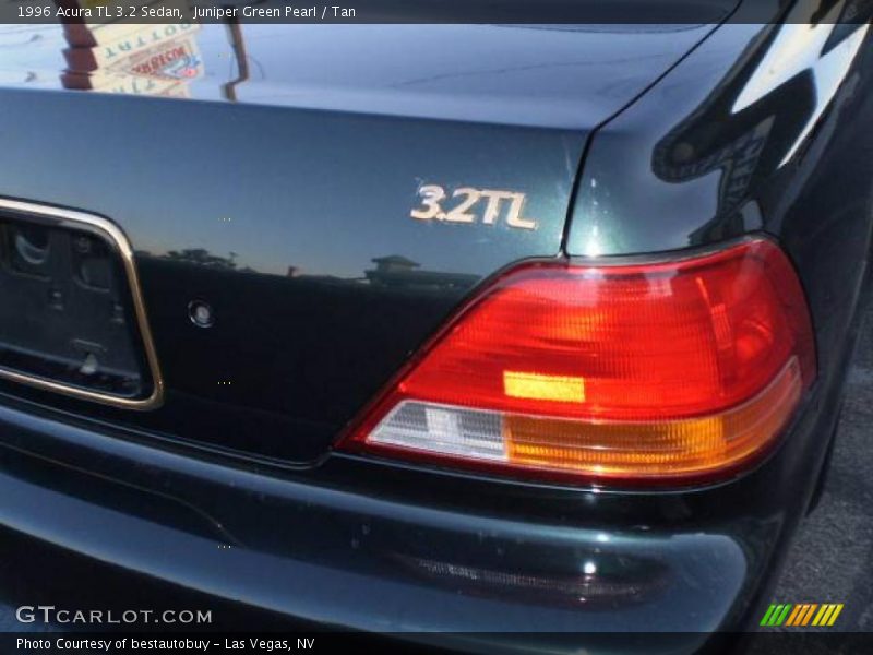 Juniper Green Pearl / Tan 1996 Acura TL 3.2 Sedan