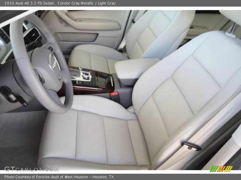 Condor Gray Metallic / Light Gray 2010 Audi A6 3.2 FSI Sedan