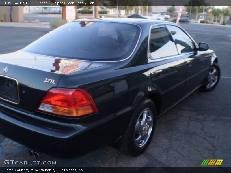 Juniper Green Pearl / Tan 1996 Acura TL 3.2 Sedan
