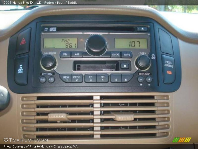 Redrock Pearl / Saddle 2005 Honda Pilot EX 4WD