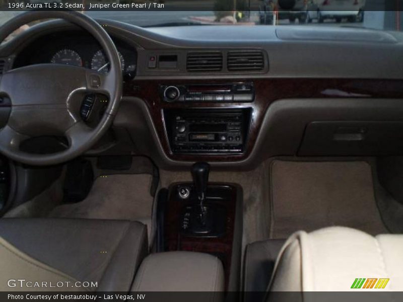 Juniper Green Pearl / Tan 1996 Acura TL 3.2 Sedan
