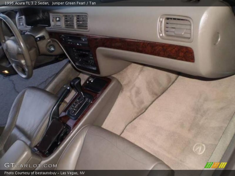Juniper Green Pearl / Tan 1996 Acura TL 3.2 Sedan
