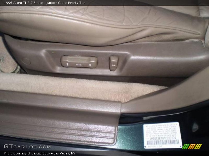 Juniper Green Pearl / Tan 1996 Acura TL 3.2 Sedan