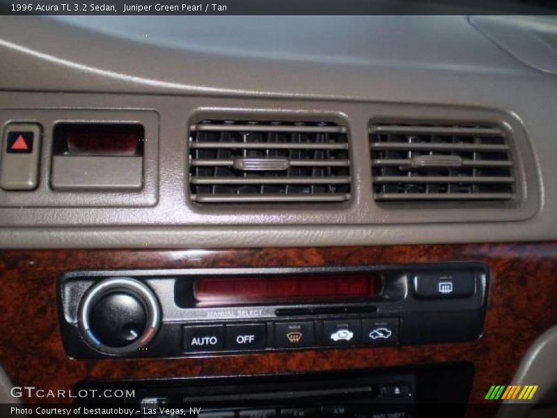 Juniper Green Pearl / Tan 1996 Acura TL 3.2 Sedan