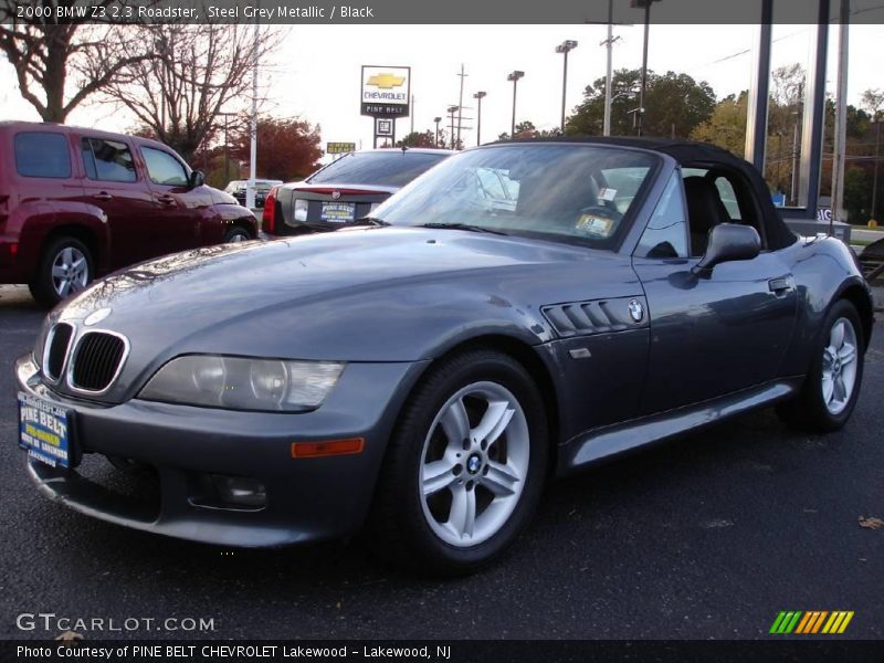 Steel Grey Metallic / Black 2000 BMW Z3 2.3 Roadster
