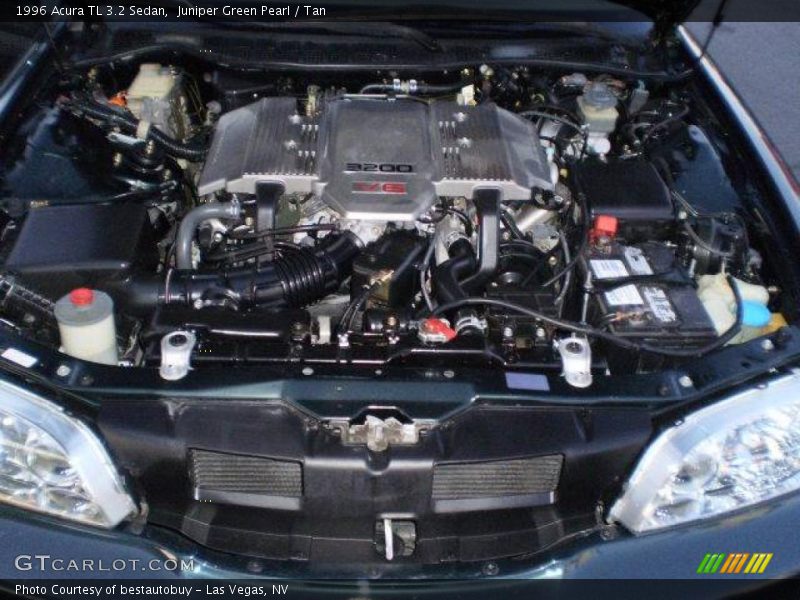 Juniper Green Pearl / Tan 1996 Acura TL 3.2 Sedan