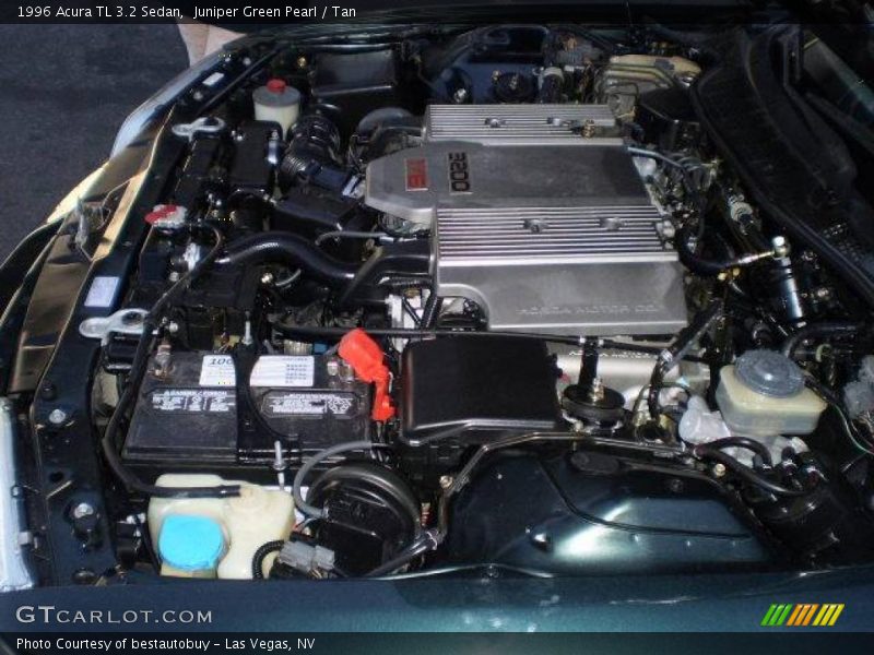 Juniper Green Pearl / Tan 1996 Acura TL 3.2 Sedan