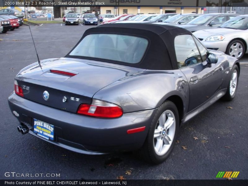Steel Grey Metallic / Black 2000 BMW Z3 2.3 Roadster