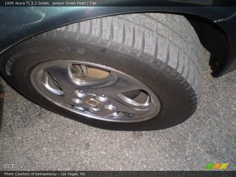 Juniper Green Pearl / Tan 1996 Acura TL 3.2 Sedan